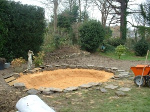 isle of wight pond building